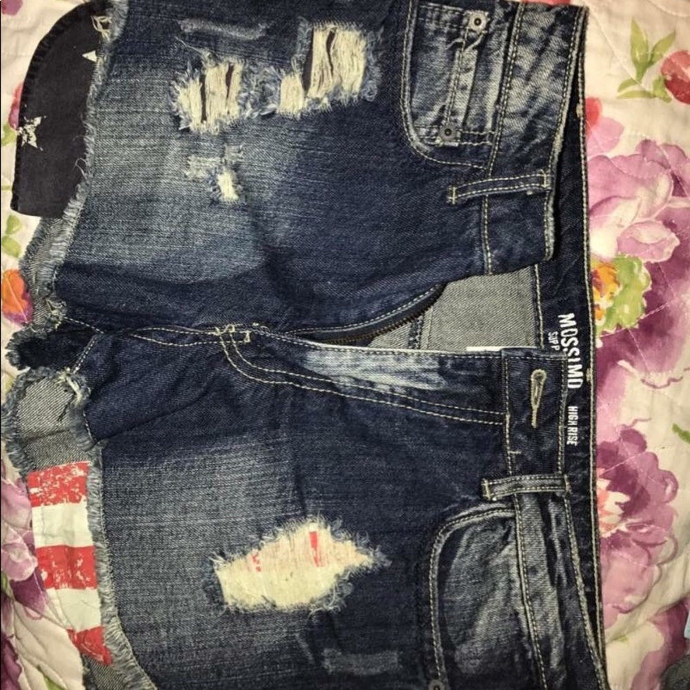 denim shorts